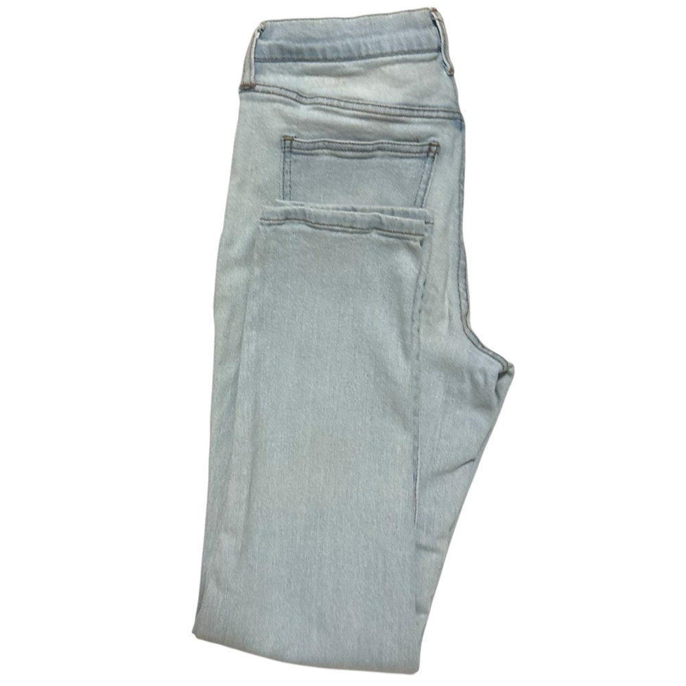 CP Jeans Light Blue High Waisted Straight Women's Jeans Sz 3/26 Button Fly - Picture 2 of 11